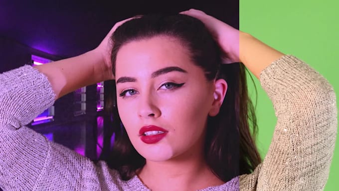 key or roto and composite your green screen video