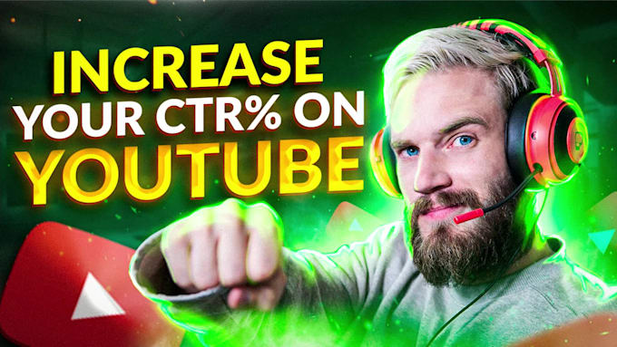 make attractive clickbait youtube thumbnails in 24hrs