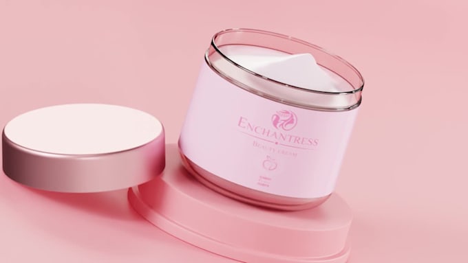do cosmetic 3d product modeling, design and rendering