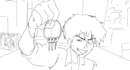 draw 2d line art animation, 2d traditional, 2d hand drawn, anime line art