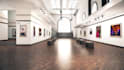 create 3d art gallery museum slideshow video