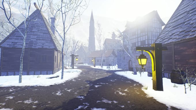 design a stunning environment in unreal engine