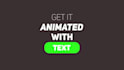 create a custom, kinetic dynamic 2d text animation video