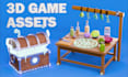 3d model a game assets, weapon, accesories, toy, object, for your video games