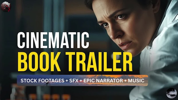 create cinematic book trailer, book teaser, book trailer, cinematic book video