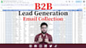 do b2b lead generation, email collection, and lead list building from linkedin
