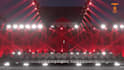 design a realistic 3d stage, concert or event setup