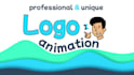 create a professional custom 2d logo animation