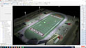 create dialux lighting simulations for american football and sports fields