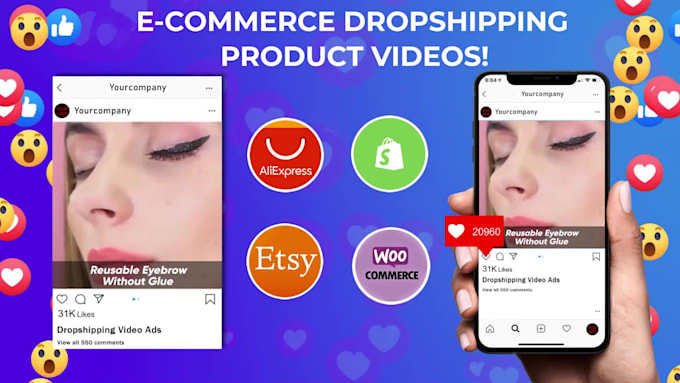create amazing dropshipping ecommerce product video ads