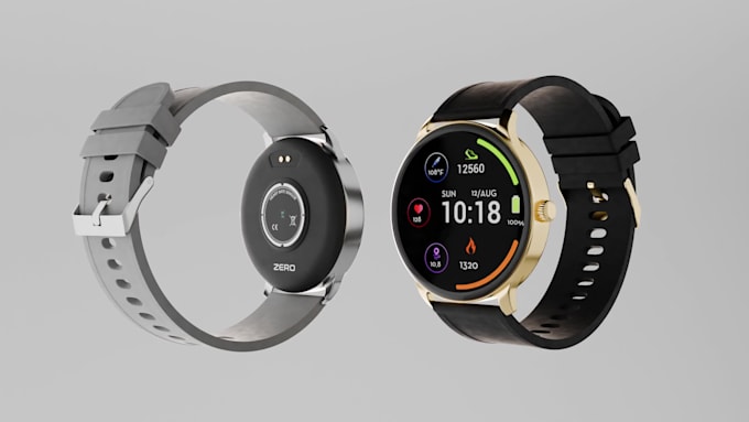 produce 3d watch animation and design 3d watches