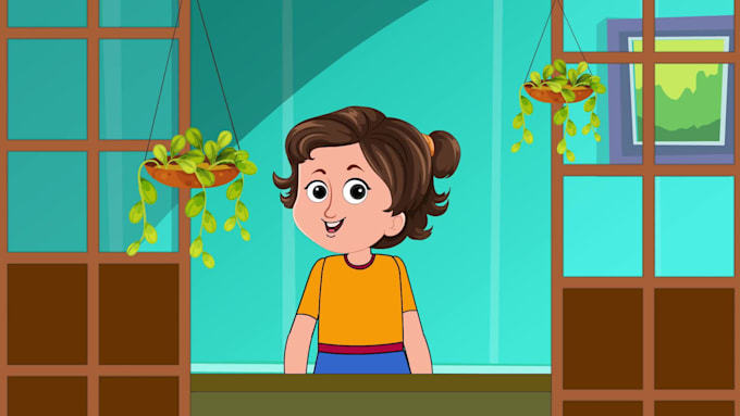 make colorful 2d kids learning videos and stories