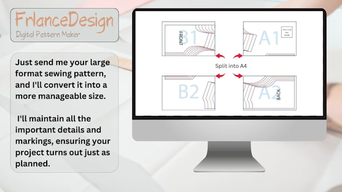 Convert your large sewing pattern to a home printable format by ...