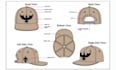do hat tech pack bframe cap techpack design snapback mockup, beanie tech pack