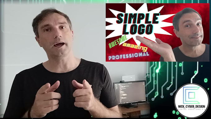 create a simple logo design, awesome, pro, fast, cheap