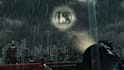 create dark knight batman movie style logo intro