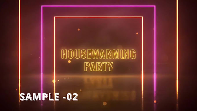 make housewarming party invitation video promo