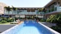 design and render 3d landscape modern backyard garden swimming pool patio