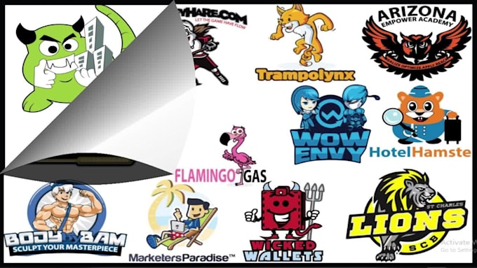 Design caricature mascot and avatar logo cartoon character design for ...