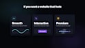 build an animated landing page in react or nextjs