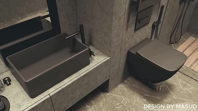 do your 3d bathroom design in sketchup
