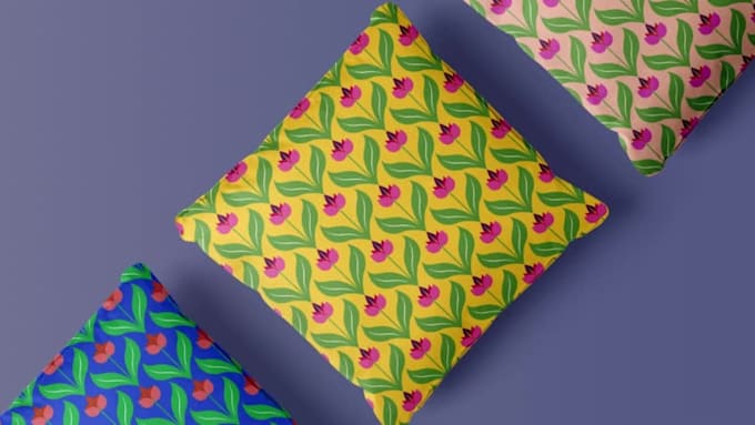 create seamless pattern for fabric, wallpaper and home decor