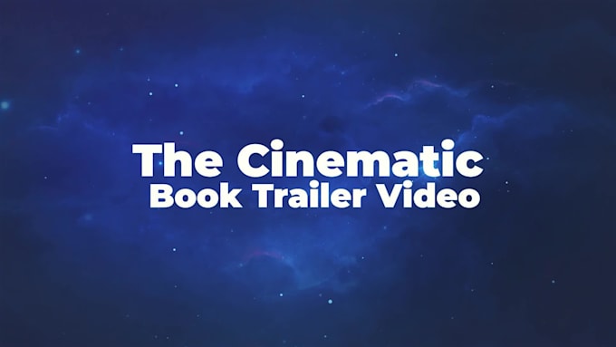 create a cinematic book trailer video