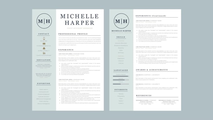 Deliver professional resume and outstanding resume design in 24 hours ...