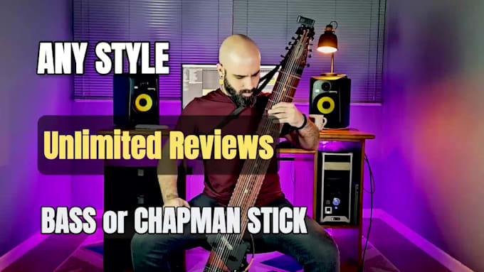 be your studio bassist or stickist