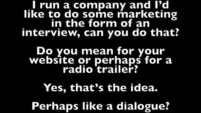 Record a 2 person conversation by Jennyk | Fiverr