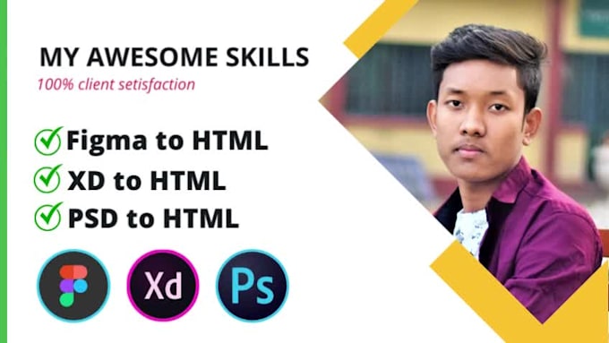 convert figma to bootstrap 5 xd to HTML CSS responsive website design