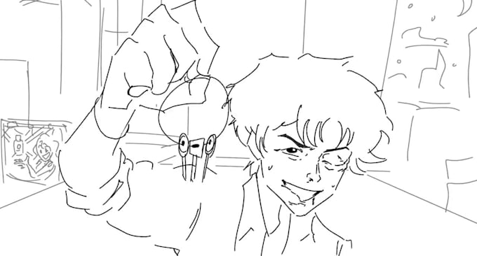 create hand drawn frame by frame anime 2d animation
