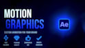 create professional motion graphics and typography animation