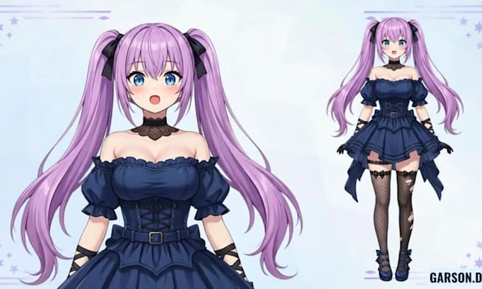 design and rig 2d anime vtuber live2d model vtuber avatar rigging nsfw vtuber