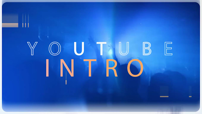do unique youtube intro outro logo animation or lower third