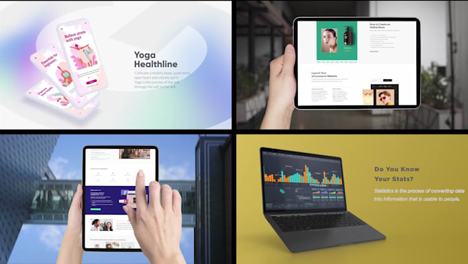 create a fully customized website or app explainer video