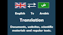 do transcribe english to arabic translation