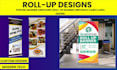 roll up pull up and retractable banner design