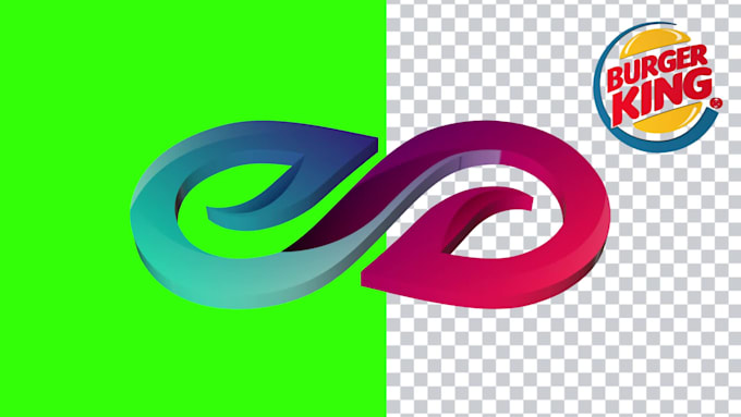 create a 3d rotating logo animation 360 seamless loop