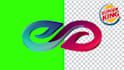 create a 3d rotating logo animation 360 seamless loop