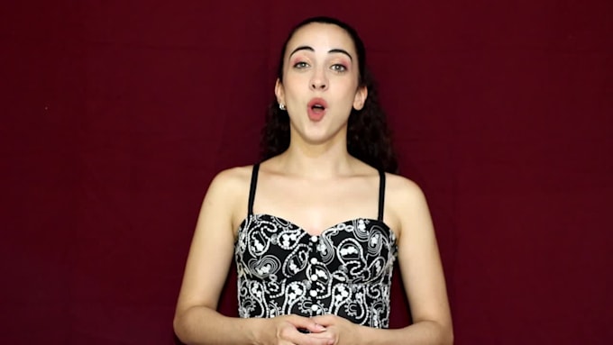 record a video singing the happy birthday song in opera