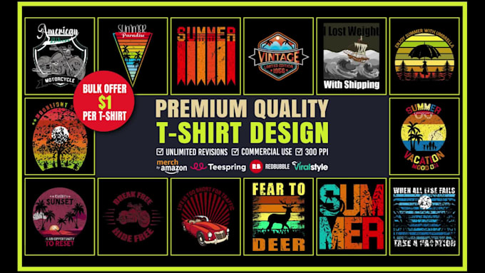 Do 90s retro vintage custom typography bulk t shirt design by Titly147 ...