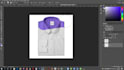 make t shirt  transparent color change, with lights, shadows