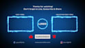 create youtube outro end screen or intro