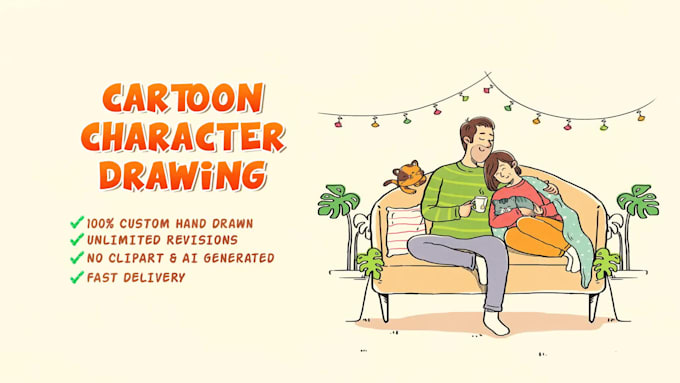 create hand drawn character for any purpose
