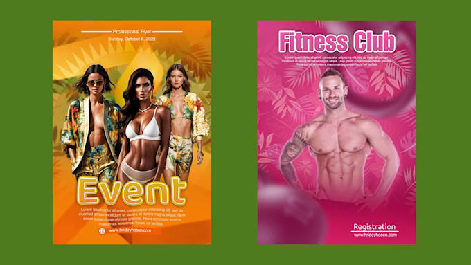 design animated flyer or motion poster and promotion ads
