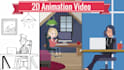 create a 2d animated explainer video