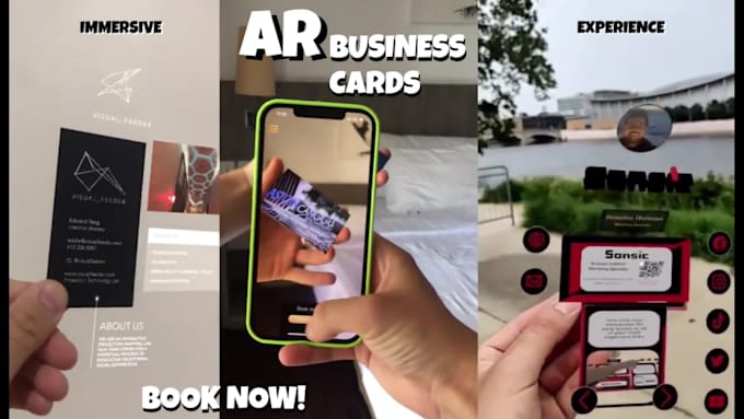 create ar business card for your business