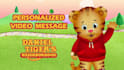 create a personalized message from daniel tiger