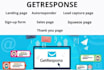design getresponse landing page, sales page, squeeze page, lead capture page